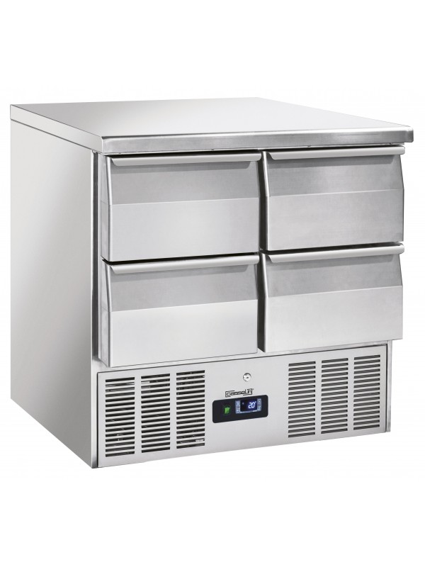 Saladette 4 tiroirs GN 1/1