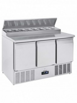 Saladette 3 portes  8 x GN 1/6