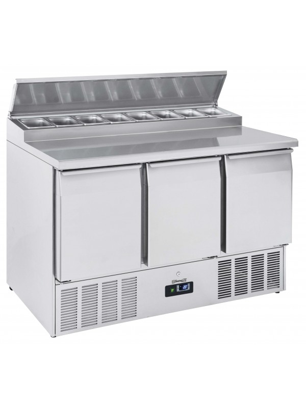 Saladette 3 portes  8 x GN 1/6