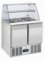 Saladette vitrine 2 portes GN 1/1