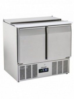 Saladette de préparation 2 portes 900