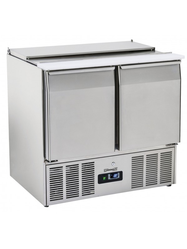 Saladette de préparation 2 portes 900