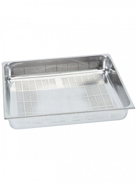 Bac gastronorm inox fond perfore h65 mm