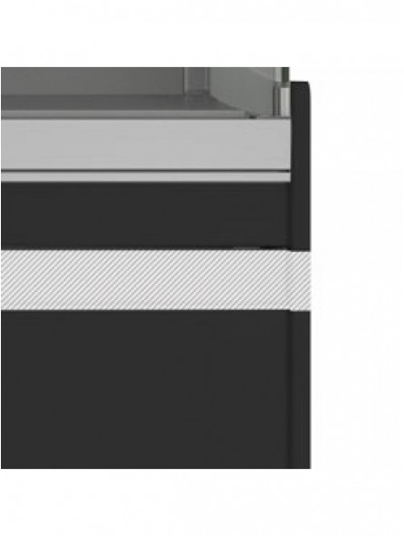 Configuration standard: Fronton en bois - NOIR MAT