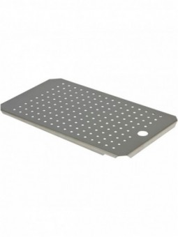 Double perforated base for bain-marie GN 2/1