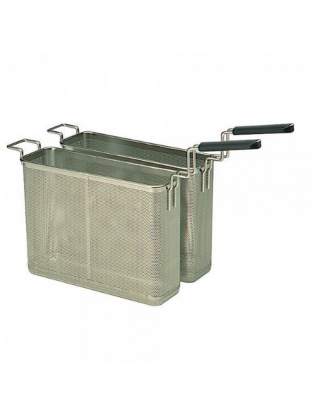 Set 2 cooker baskets 24,5lit., front handle (2x GN 1/2)