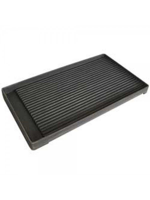 Ribbed plate for 2 burners