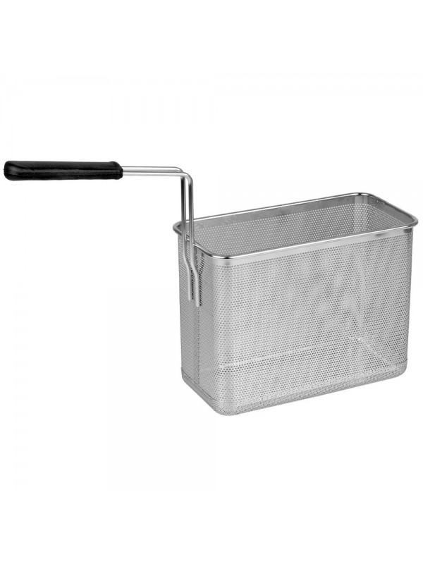 Basket for pasta cooker, frontal handle