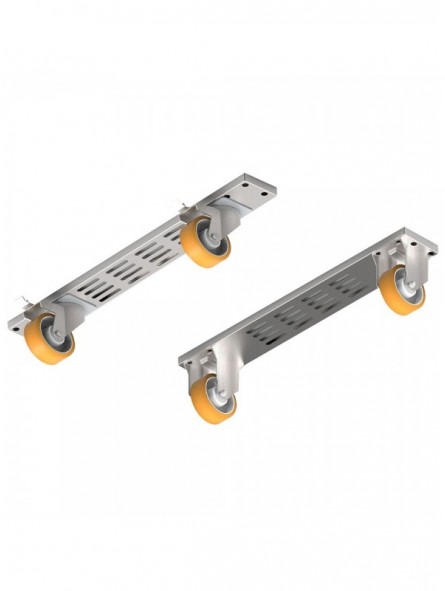 Kit 4 wheels, 2 with brake + 2 omega module 700