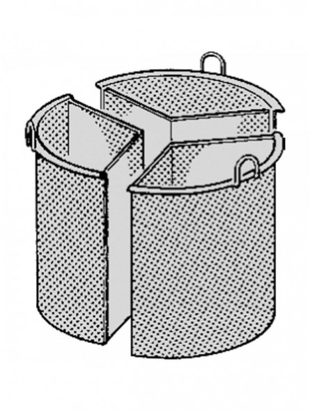 Mand 3 sectoren, 100 liter