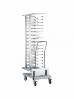 Carriage and removable loader, for 45 plates (ø 300 mm), oven 20x GN 1/1 (space 85 mm)