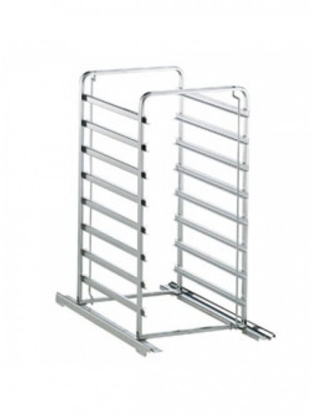 Plate loader on wheels 8x GN 1/1 (space 80 mm)