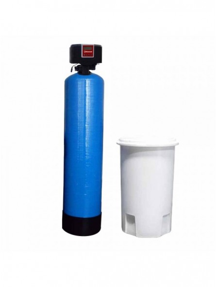 Chrono-volumetric water softener, 60 L., with external carboy