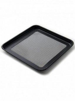 Set of 2 perforated teflon baking trays