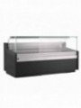 Ventilated counter display, with storage  - BLACK