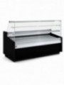 Geventileerde vitrinetoonbank, patisserie glas, met reserve – ZWART