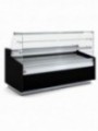 Neutrale vitrinetoonbank, patisserie glas, met neutrale reserve – ZWART