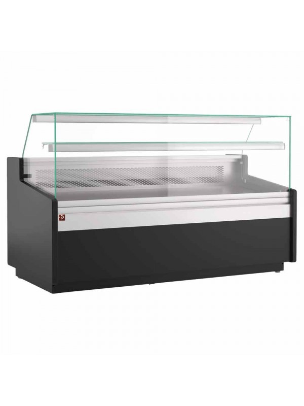 Neutrale vitrinetoonbank, met neutrale reserve – ZWART