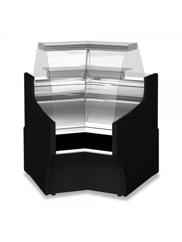 Closed angle 45°, neutral - BLACK