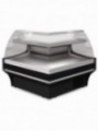 Open angle 90°, ventilated, low glass - BLACK
