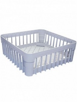 Panier pour verres 400x400mm - polypropylène WR-LB40-M