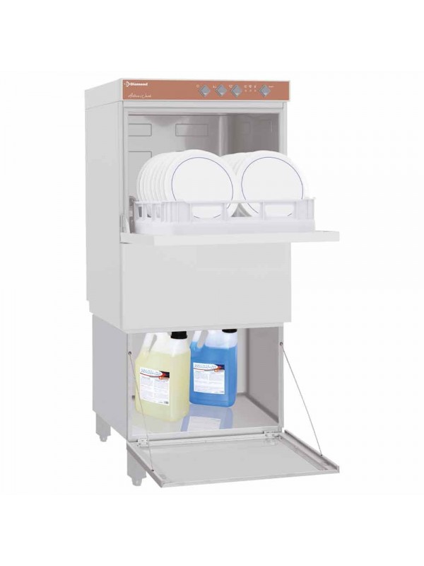 Closed support for dishwasher