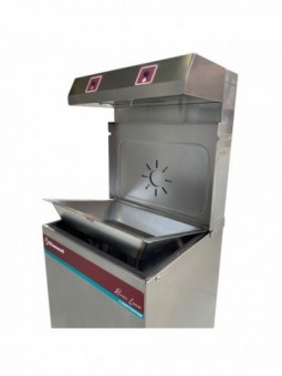 Pedal water cooler, stainless steel, 80 L/h