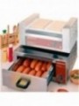 Bread-roll warmer "bun warmer"