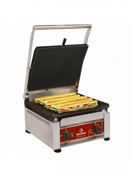 HIGH OUTPUT contact-grill, enamelled plates