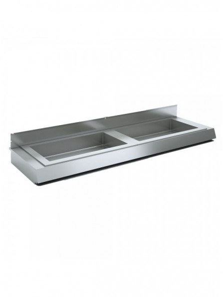 Optie : Bain-marie kuip 5x GN 1/1, H150mm