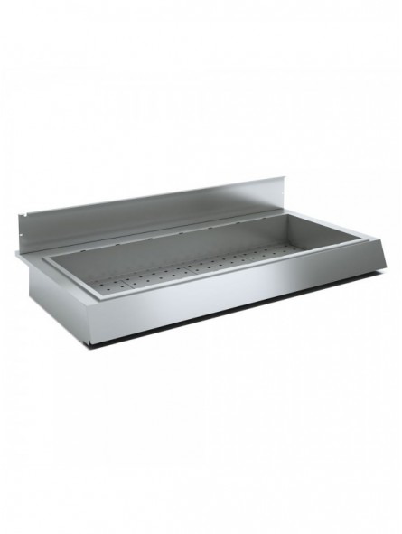Optie : Bain-marie kuip met droge warmte 6x GN 1/1, H150mm