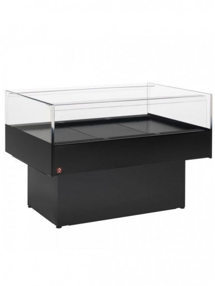 Panoramic self-service refrigerated counter - BLACK