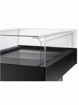 Panoramic self-service refrigerated counter - GREY/BLACK