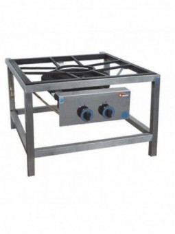 Gasbrander paelle, Ø 450  op onderstel (27.2 kW)