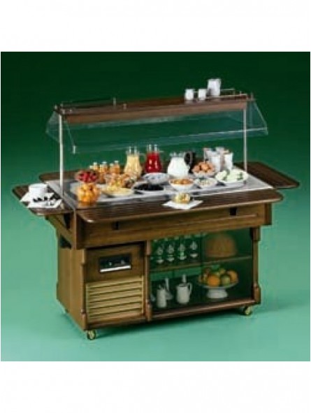 Buffet with refrigerated top 4 GN 1/1