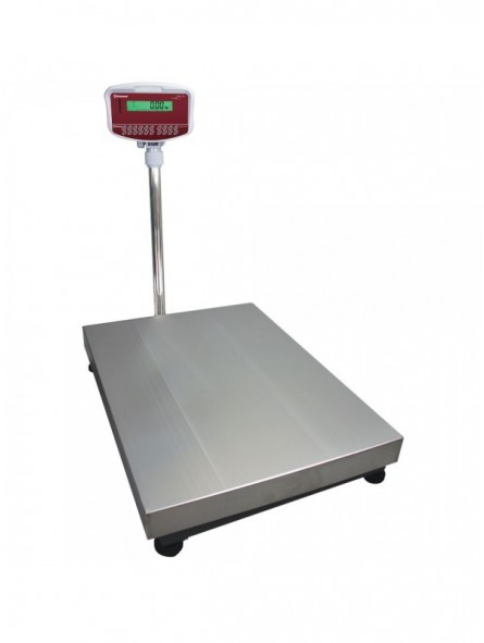 Stainless steel electronic scale with column, 300Kg x 20g