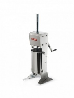 Verticale manuele worstenvuller in R.V.S., 12 liter