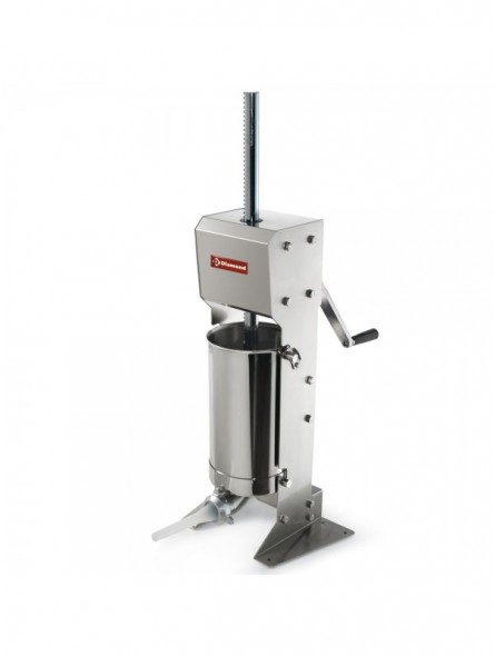 Verticale manuele worstenvuller in R.V.S., 12 liter