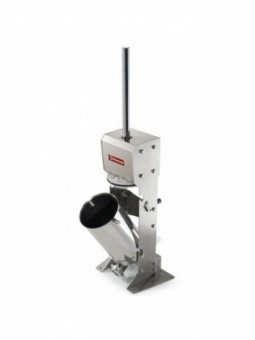 Stainless steel vertical manual sausage filler, 12 liters