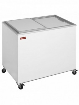 Kofferflessenkoeler, 300 liter, vol deksel, glijdend