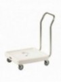 Transport trolley for baskets