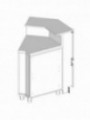 Neutral angle - closed 45°, with service tablet