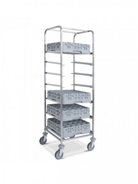 Trolley 7 levels for dishwasher baskets 500x500 mm