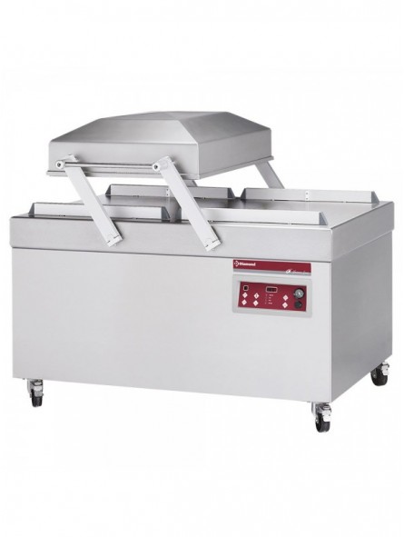 Vacuum machine,  double chamber 620x750xh210 mm.