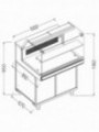 Refrigerated & heated display counter EN & GN, low glass, static, without reserve