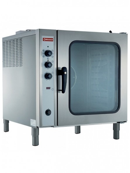 Elektrische convectie oven 10x GN 1/1, automatische  luchtbevochtiger