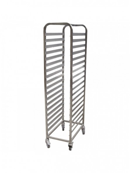 Plate trolley 20x GN 1/1, space 75 mm