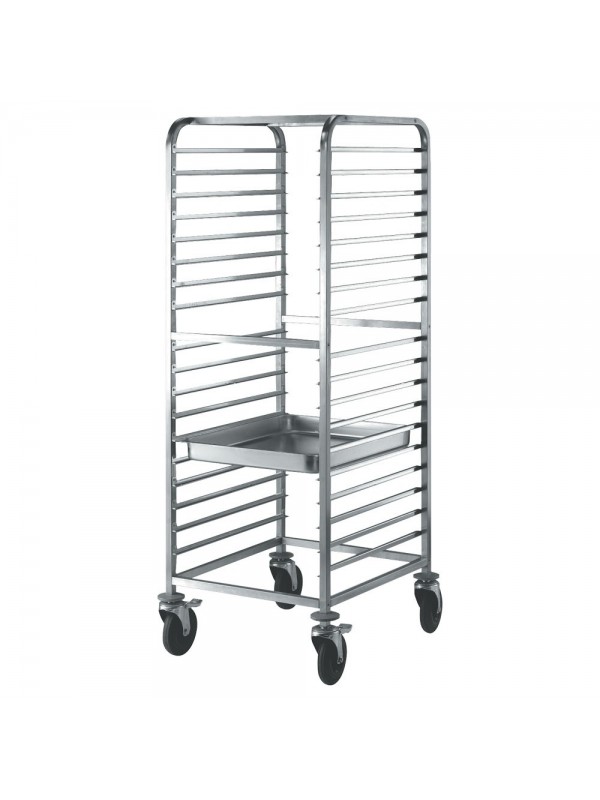 Plate trolley 20x GN 2/1, space 75 mm