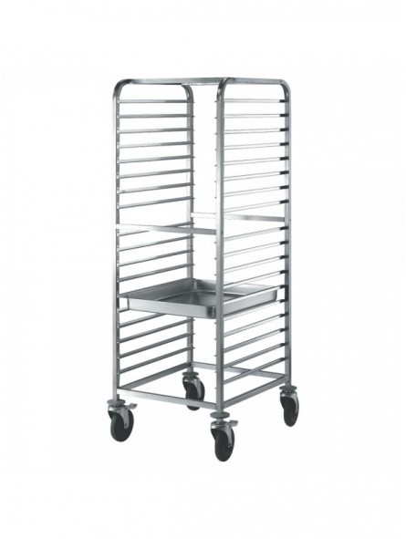 Plate trolley 20x GN 2/1, space 75 mm