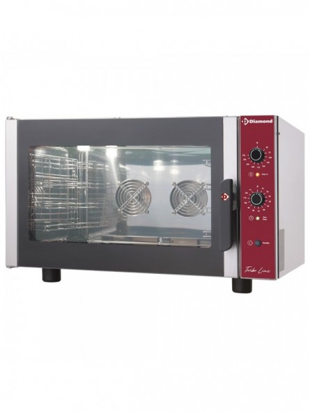 Electric convection oven, 4x GN 1/1 + manual humidifier (230/1N)